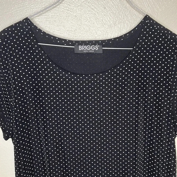 Briggs New York Vintage Polka Dot Blouse - Picture 3 of 5